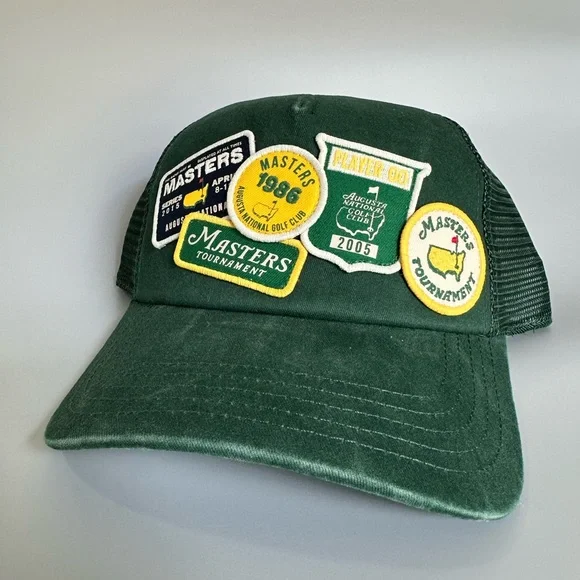 2025 Masters Patches Green Golf Hat NWT - Picture 2 of 6